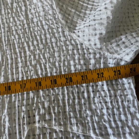 Women's - Fenini - White Button Front Swimsuit / Beach Coverup - Size XL - Picture 6 of 13